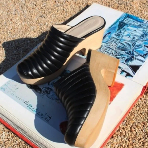 Platform Clog Wedges
